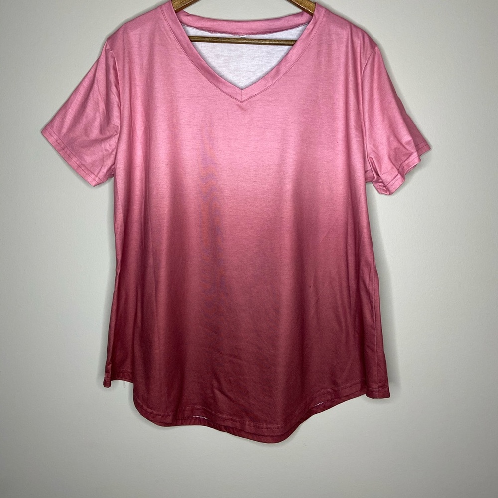 Pink ombré shirt from Amazon.